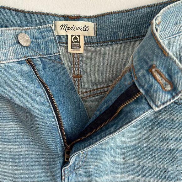 Madewell Rigid Denim A-Line Mini Skirt in Lovell Wash - Picture 5 of 11